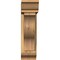 Ekena Millwork Funston Traditional Rough Sawn Bracket w/ Offset Brace, Western Red Cedar, 6"W x 18"D x 22"H BKT0604X18X22FST01RWR - alternate 4